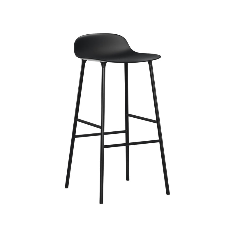 Normann Copenhagen - Form Barhocker 75 (Stahl) | schwarz