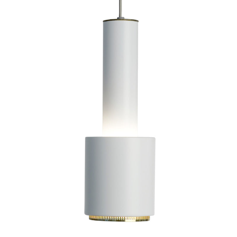 Artek - Pendelleuchte A 110 Handgranate | weiß/Messing