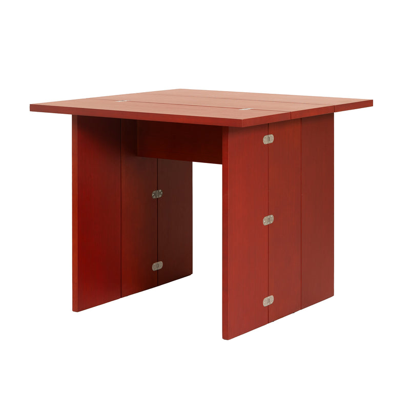 Design House Stockholm - Flip Tisch | 90 x 90 cm / rot