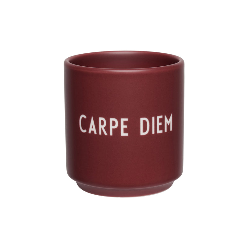Design Letters - AJ Mini Favourite Porzellan Becher | burgundy