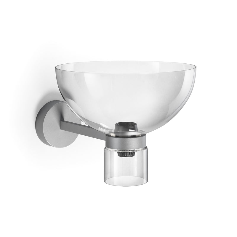 Flos - Nocturne Wandleuchte | Schale / silber