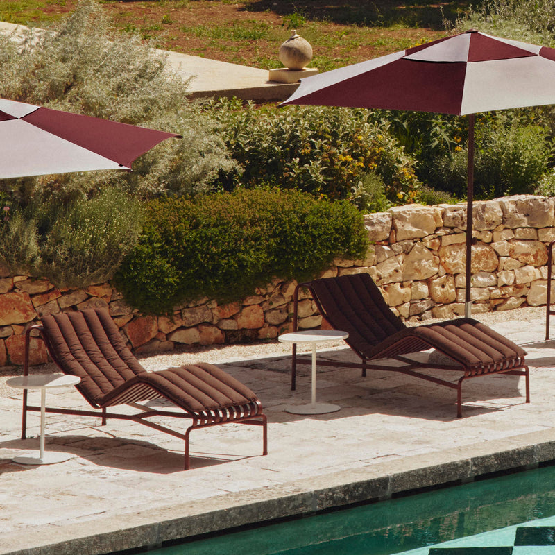 HAY - Palissade Soft Quilted Cushion für Chaise Longue | iron red