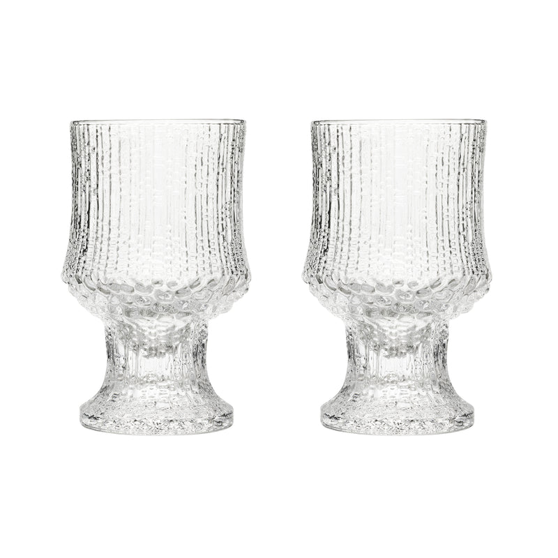 Iittala - Ultima Thule Trinkgläser | 2er-Set / Rotweinglas mit Fuß 23 cl