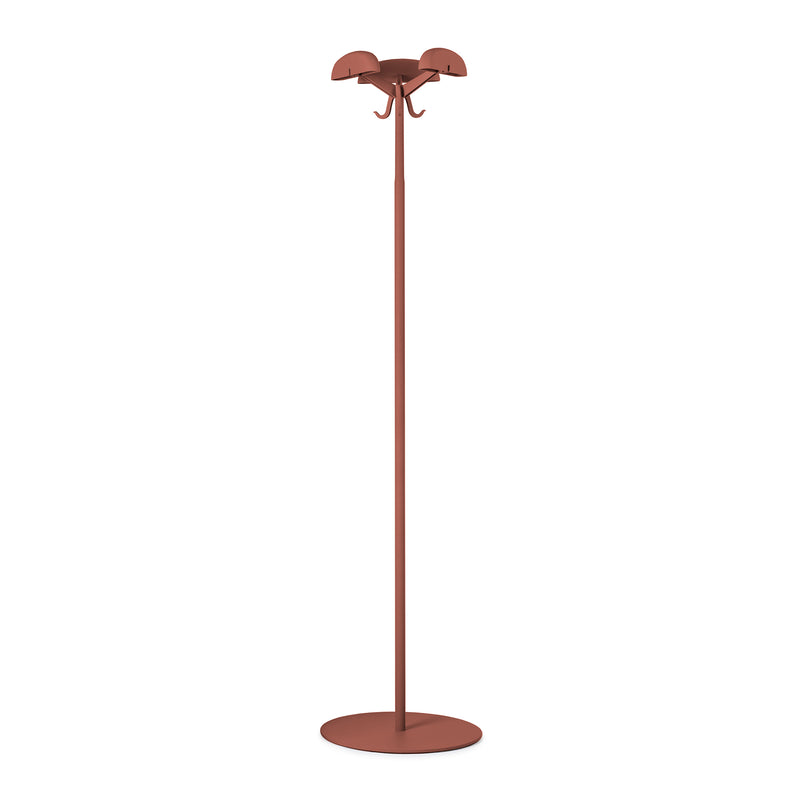 Kartell - Alta Tensione Garderobenständer | mat burgundy
