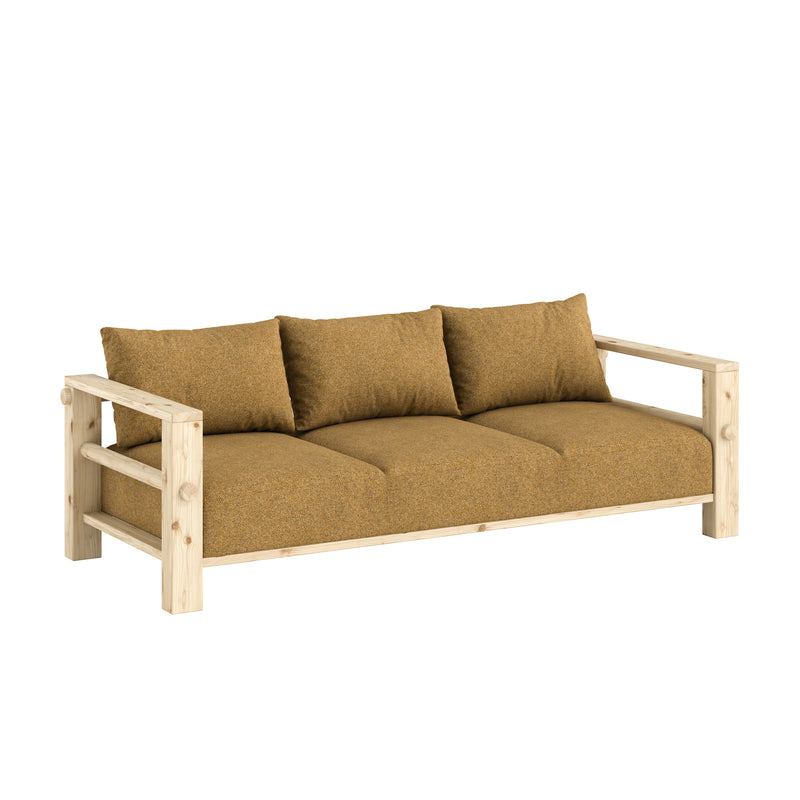 Karup - Bare Schlafsofa | golden ochre (643) / Kiefer klar lackier