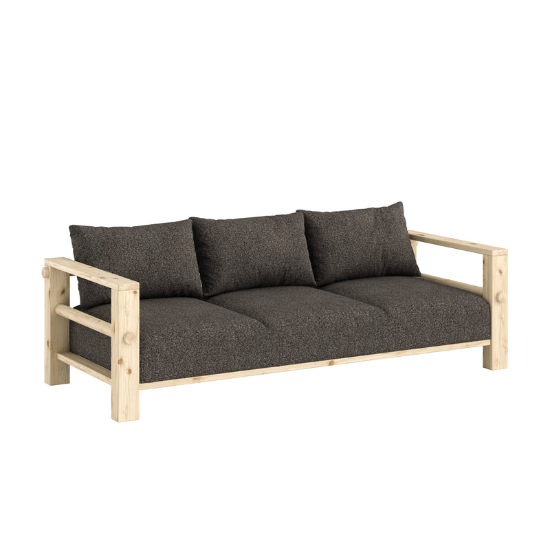 Karup - Bare Schlafsofa | mellow brown (642) / Kiefer klar lackier