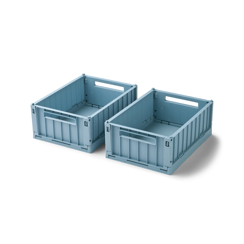LIEWOOD - Weston Aufbewahrungsbox | 2er-Set / S / beach blue