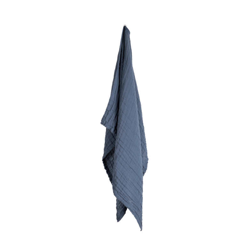 The Organic Company - Fine Handtuch | grau blau