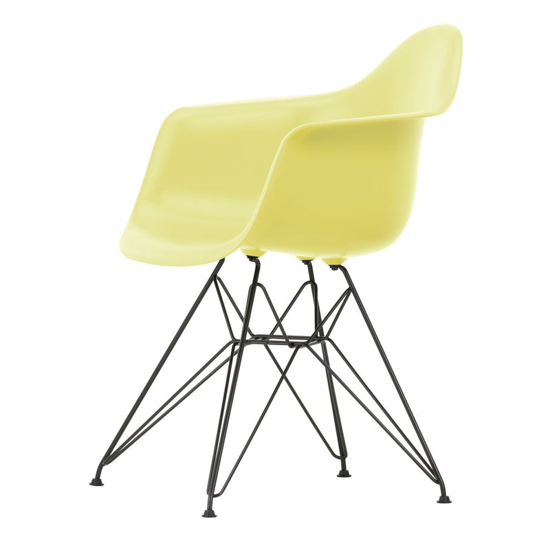 Vitra - Eames Plastic Armchair DAR RE | citron RE / schwarz