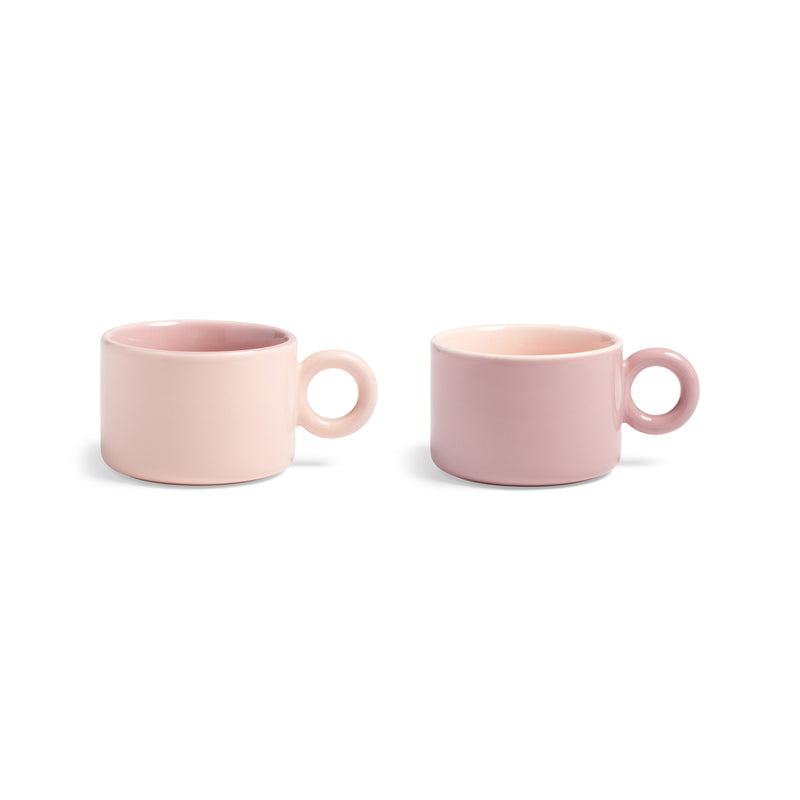 &klevering - Chiquito Tasse (2er-Set) | rosa