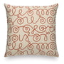 Vitra - Cushion Maharam: Names crimson on white