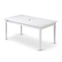 Skagerak - Drachmann table, rectangular, 156 cm, white