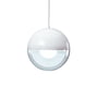 Koziol - Orion Pendant Lamp, solid white / transparent