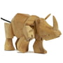 wooden creatures areaware rhino