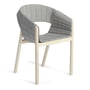 Wogg 42 Lounger, natural ash / light grey Remix