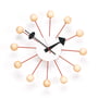 Ball Clock (Special Edition), natural spruce / classic red