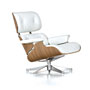 Vitra Lounge Chair + Ottoman - walnut