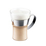Bodum Assam Kaffeeglas mit Edelstahlgriff