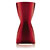 Florentine Vase - 26 cm, rot
