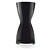 Florentine Vase - 26 cm, schwarz