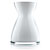 Florentine Vase - 20 cm, opalweiss