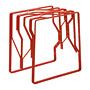 Hay Metro Hocker rot