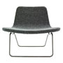 Hay Ray Lounge Chair Stoff grau