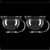 mono filio Teetasse im Gestell 2-er Set
