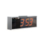 LED Uhr rechteckig mit Wecker