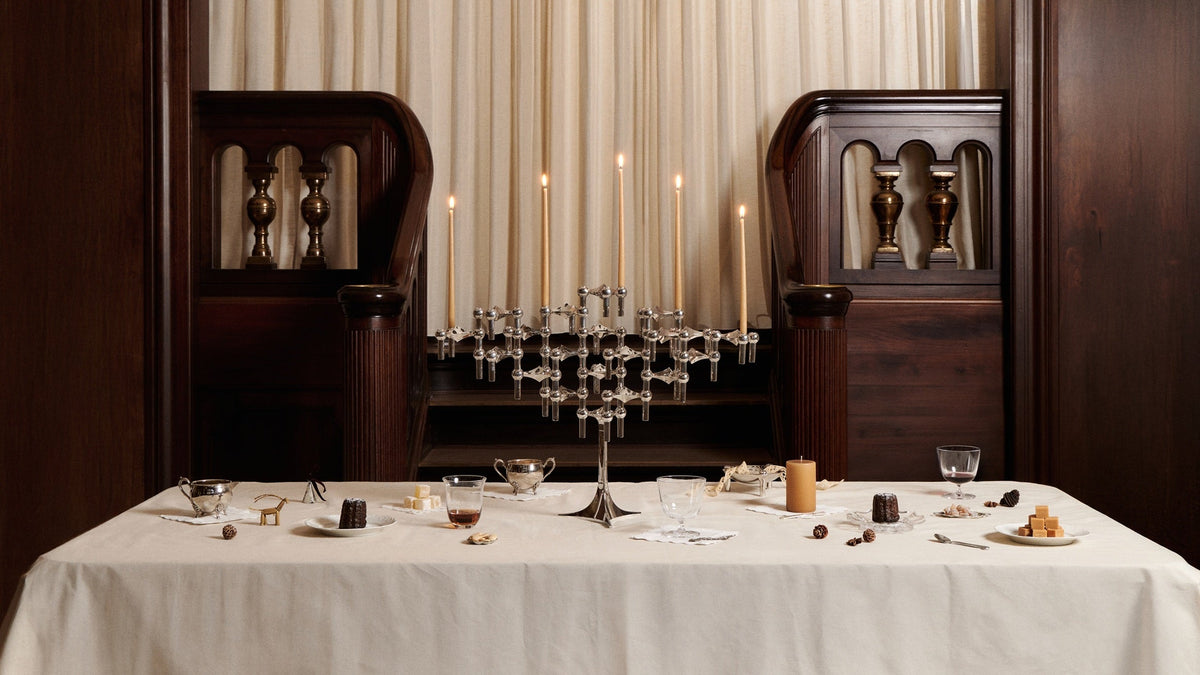 Stoff Nagel - paraffin candles