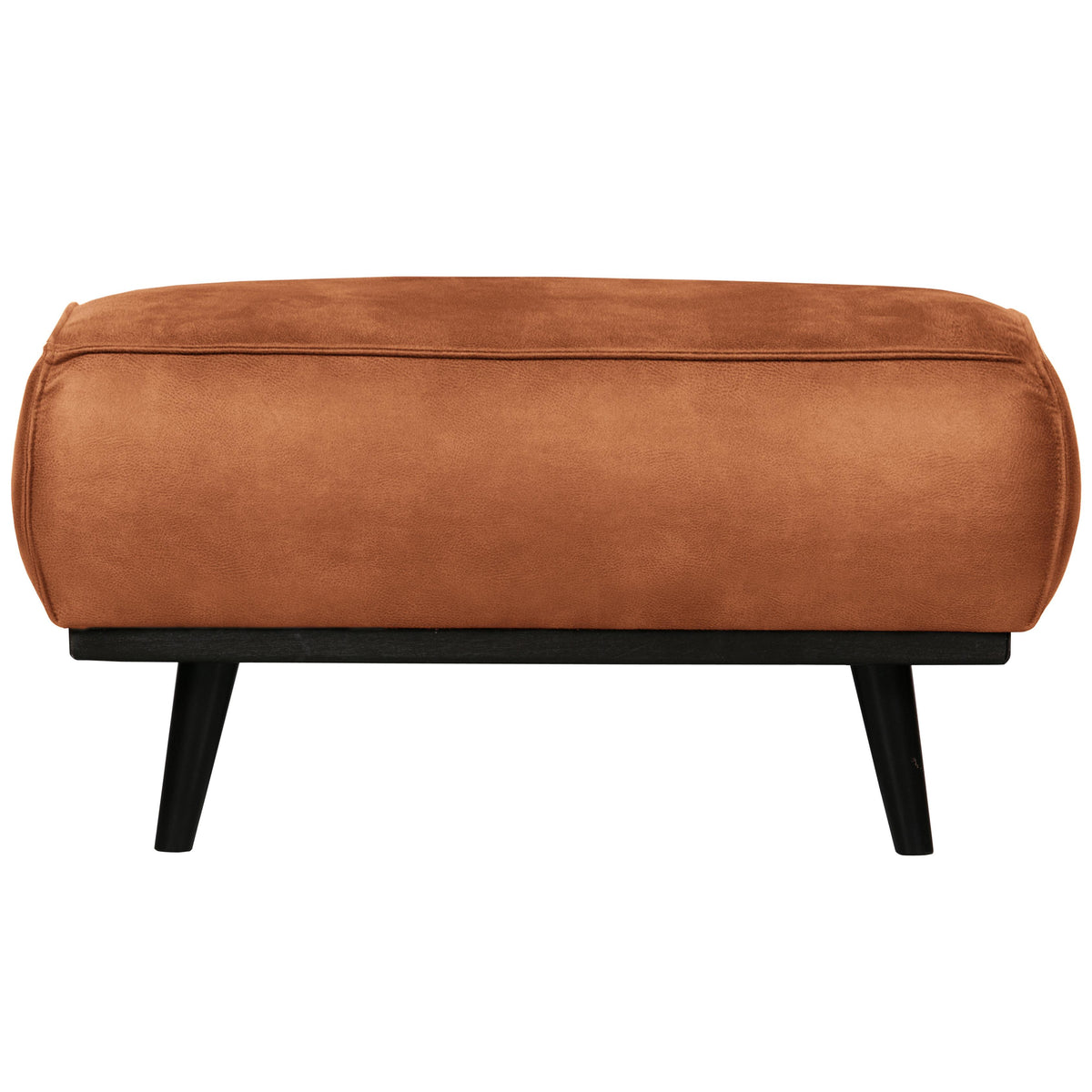 WOOOD Premium - Statement Hocker | Ecoleder cognac
