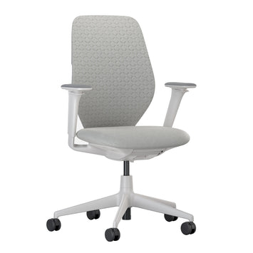 Vitra - ACX Soft Bürostuhl | Grid Knit stone grey / Quilted Knit stone grey