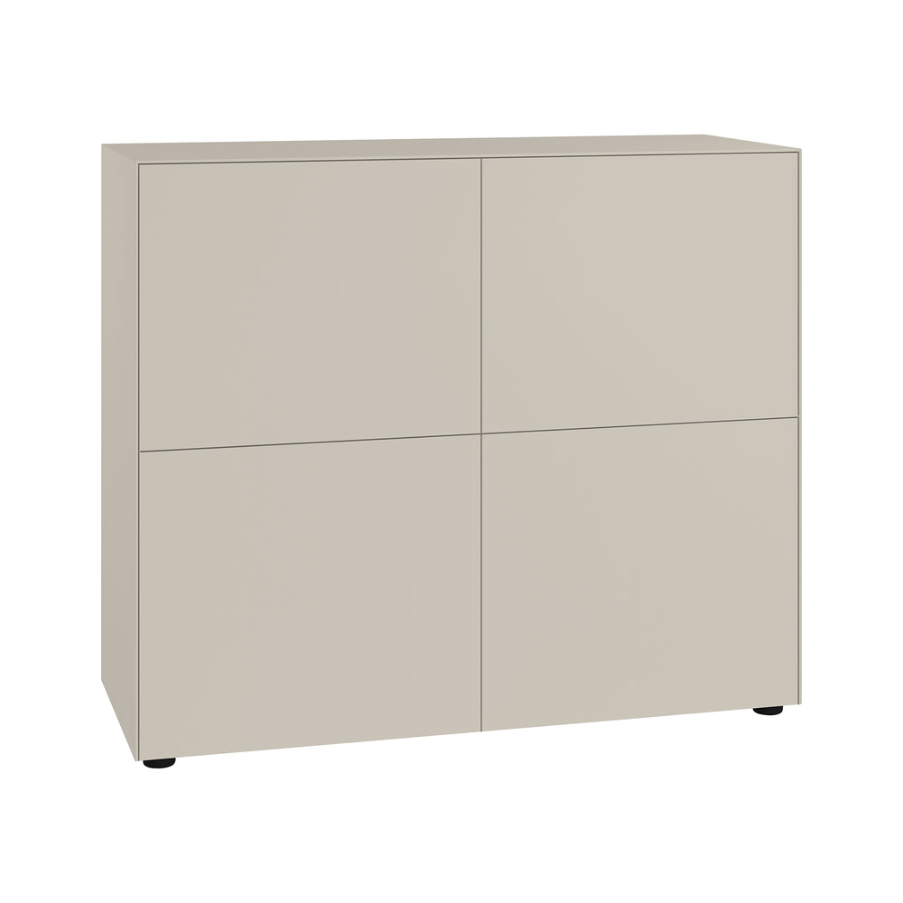 Piure - Nex Pur Box Kommode | Türen / 120 x 100 x 40 cm / silk