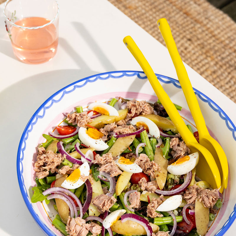 &amp;klevering - Boavista Salatbesteck | gelb