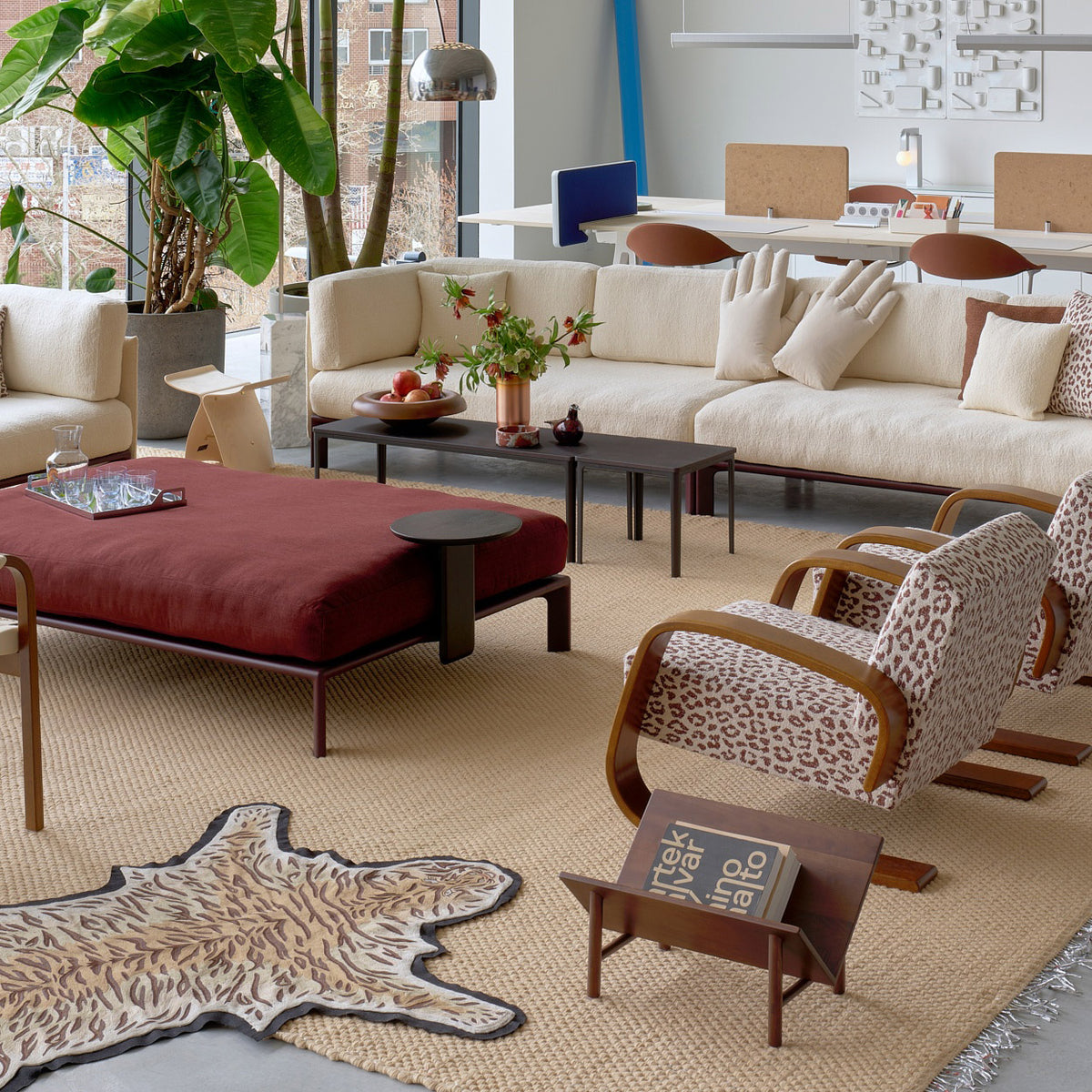 Nomad - Candy Wrapper Rug BOLD leather &amp; lace | 200 x 300 cm
