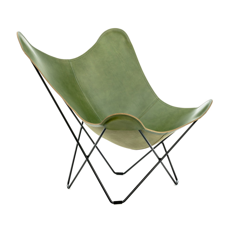 cuero - Pampa Mariposa Butterfly Chair | grass green/schwarz