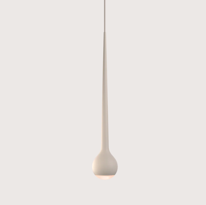 Grau - Falling Trace Sun Trio Pendelleuchte | sand white