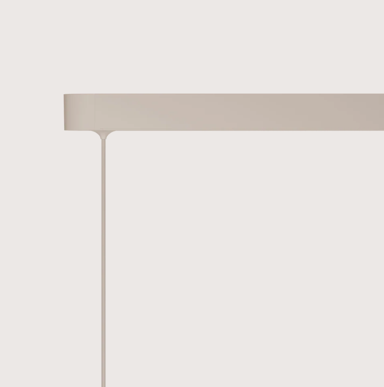 Grau - Falling Trace Sun Trio Pendelleuchte | sand white