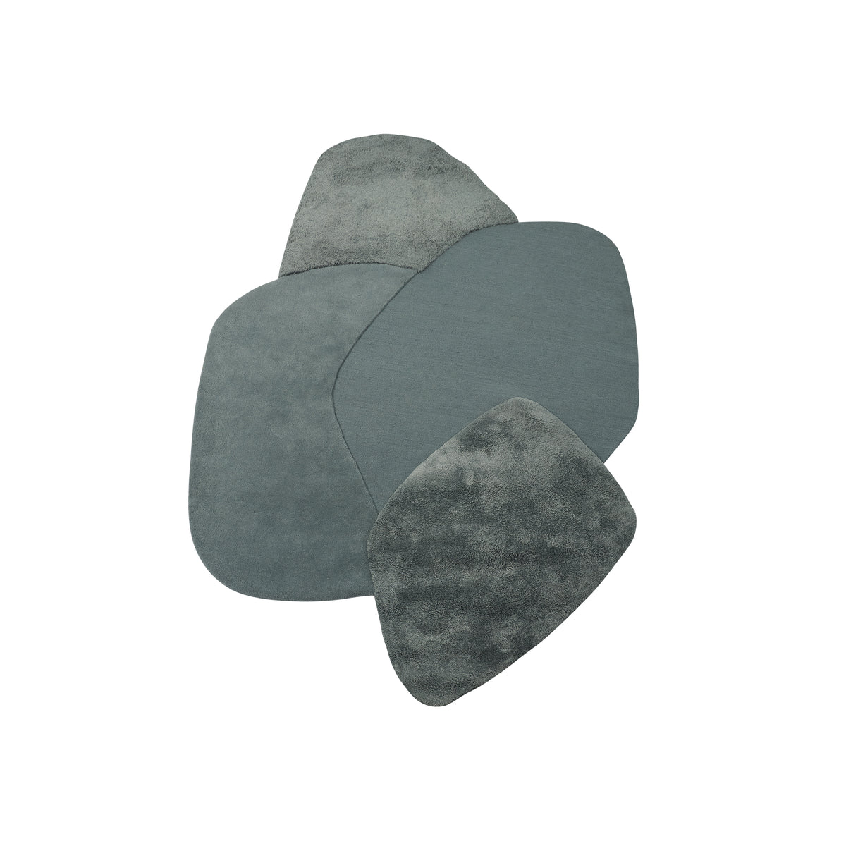AYTM - Mola Teppich | 140 x 195 cm / dusty blue