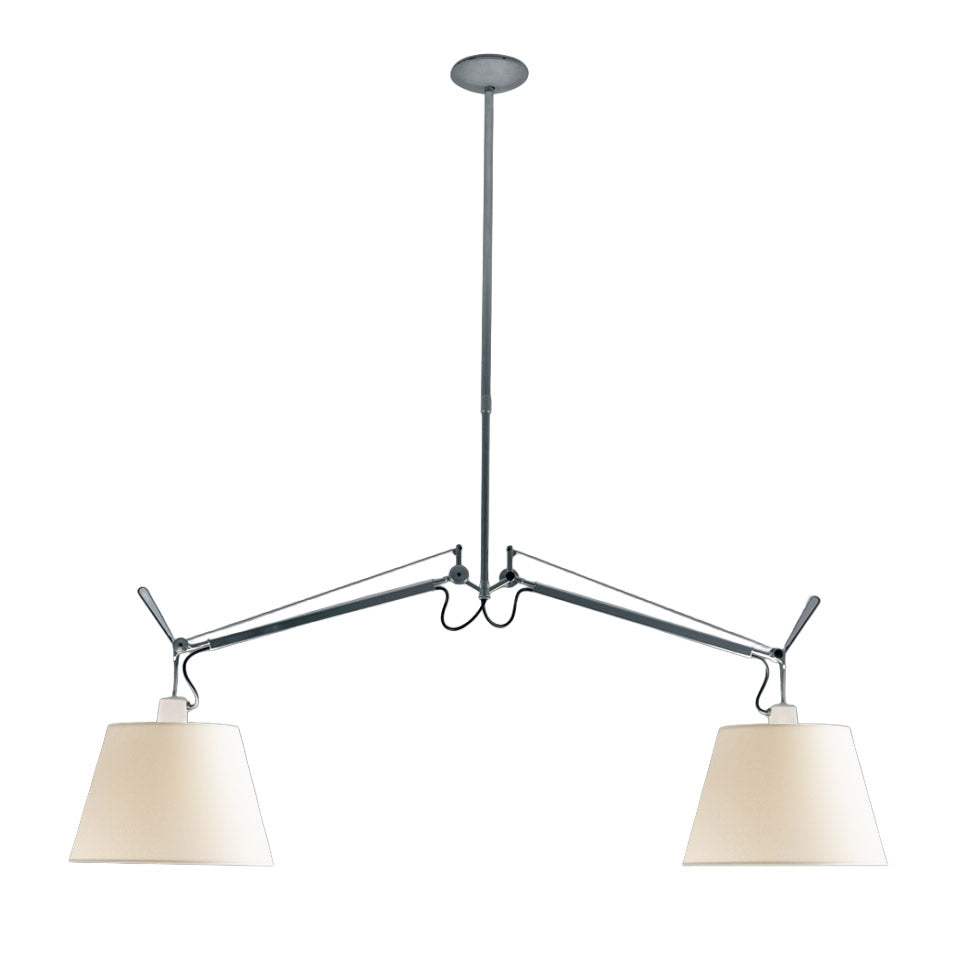 Artemide - Tolomeo Suspension Basculante Due Bracci Pendelleuchte, aluminium (Lampenkörper) | 