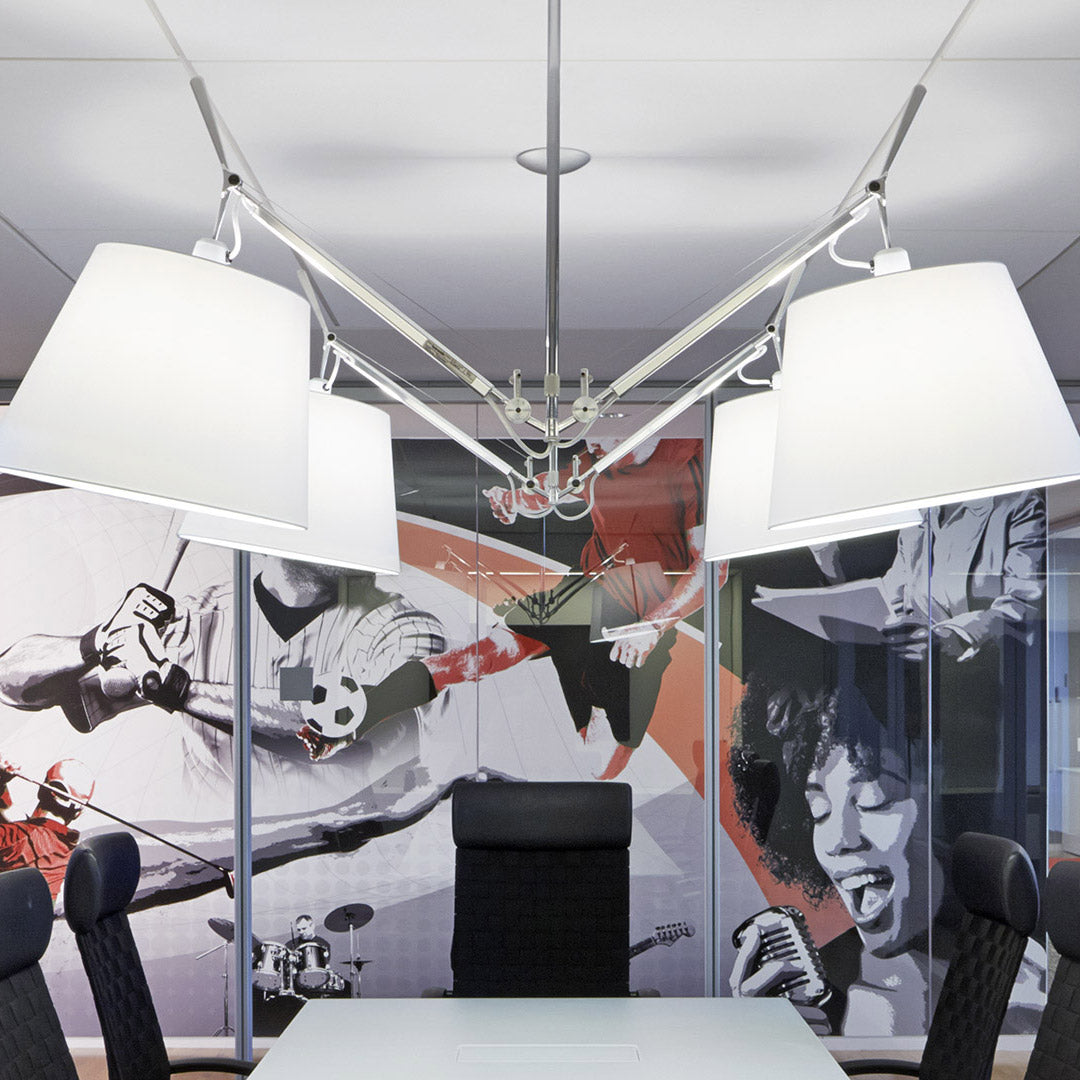 Artemide - Tolomeo Suspension Basculante Due Bracci Pendelleuchte, aluminium (Lampenkörper) | 