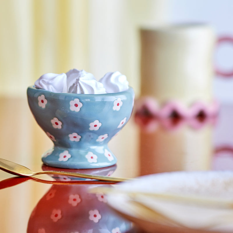 Bloomingville - Nini Schale | Blume / blau
