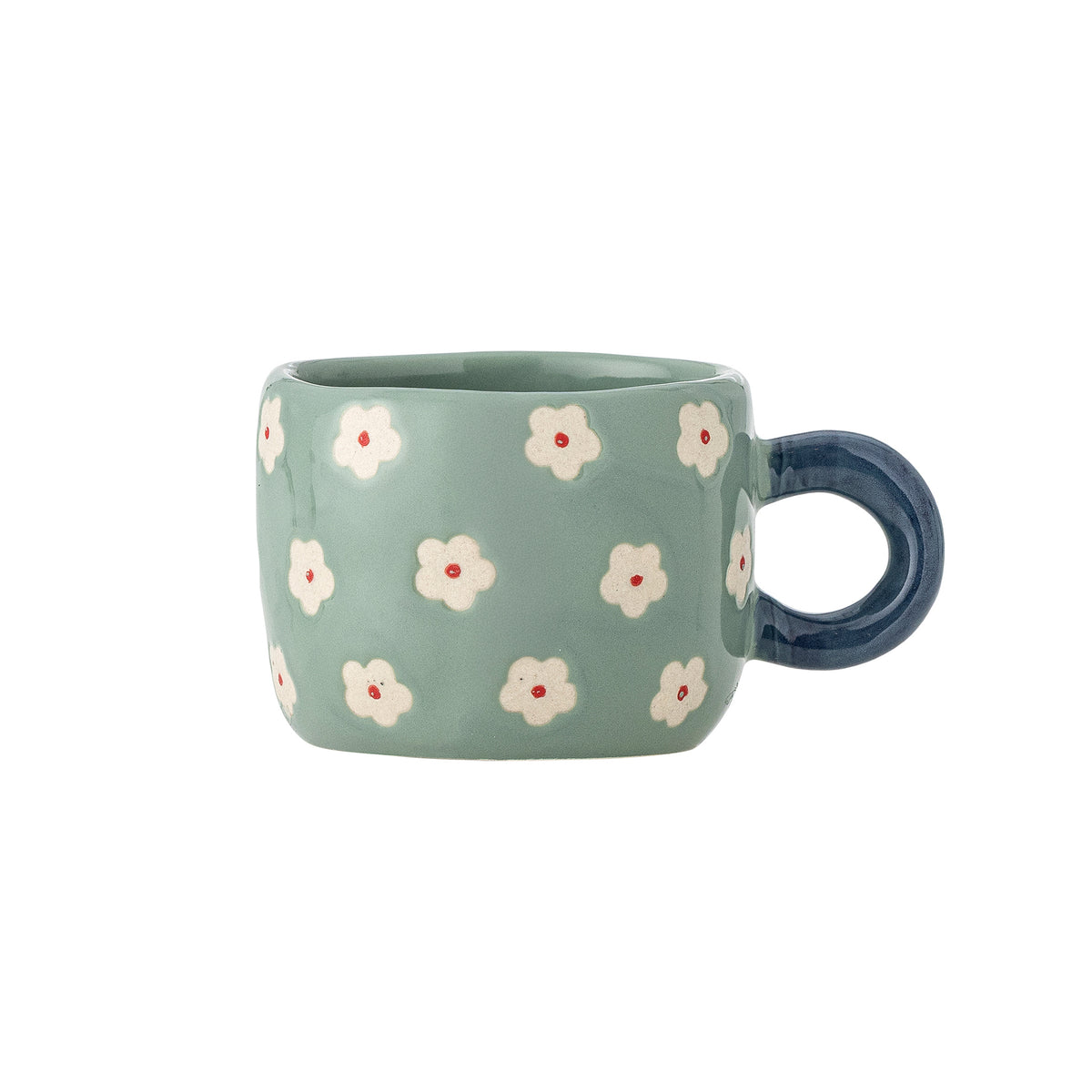 Bloomingville - Nini Tasse | Blume / einzeln / blau