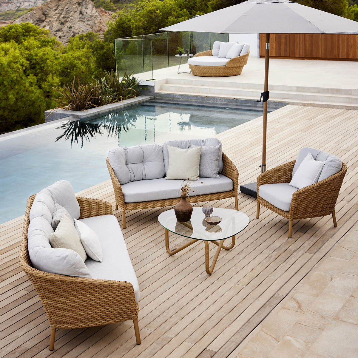 Cane-Line - Wave Couchtisch Outdoor