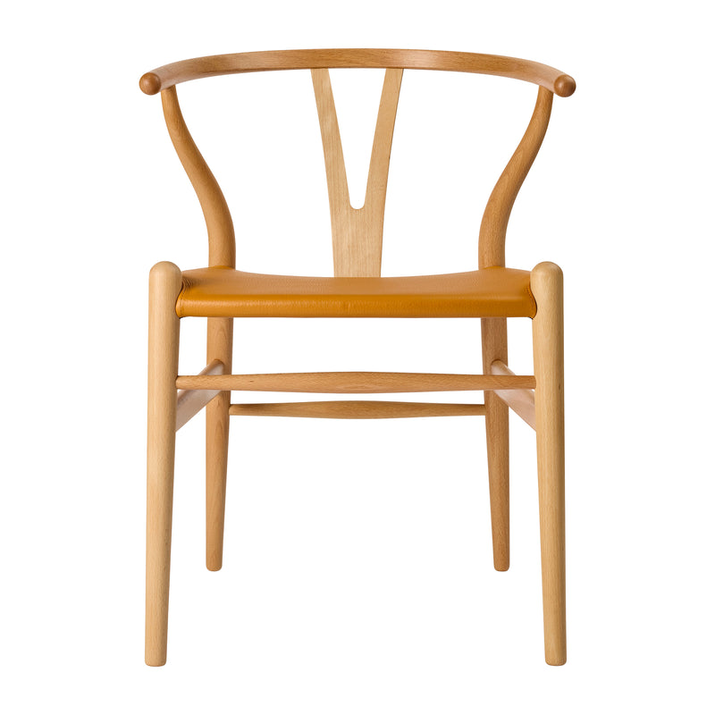 Carl Hansen - CH24P Wishbone Chair | Leder (Loke 7050) / Buche geölt