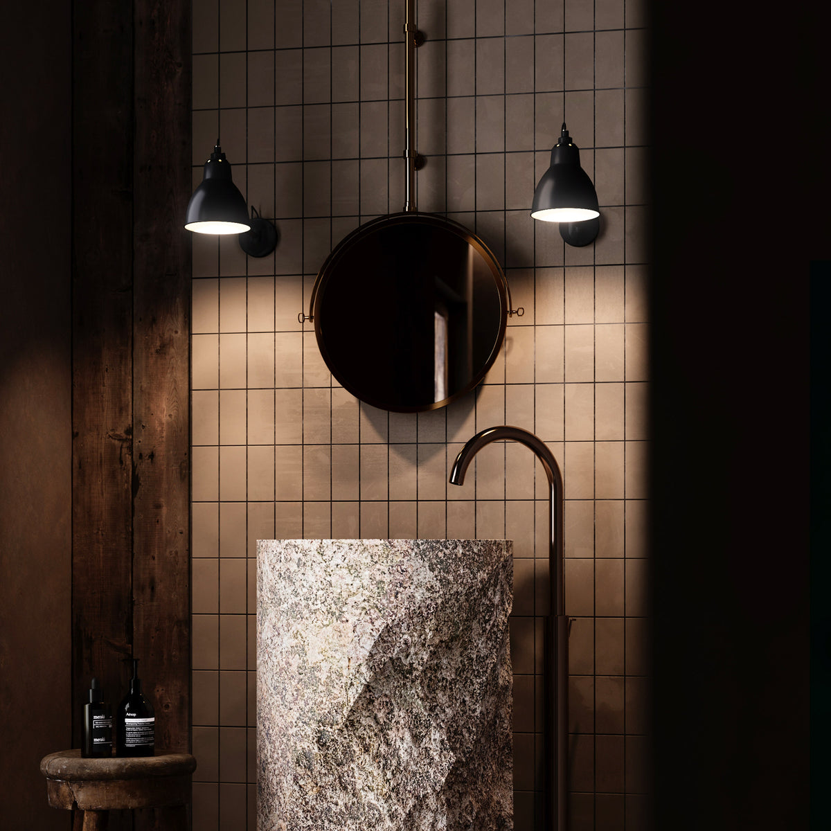 DCWéditions - Lampe Gras N°104 Badezimmer Wandleuchte | 