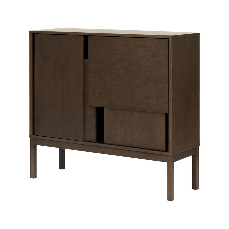 Design House Stockholm - Layer Sideboard | mit Beinen / Eiche dunkel
