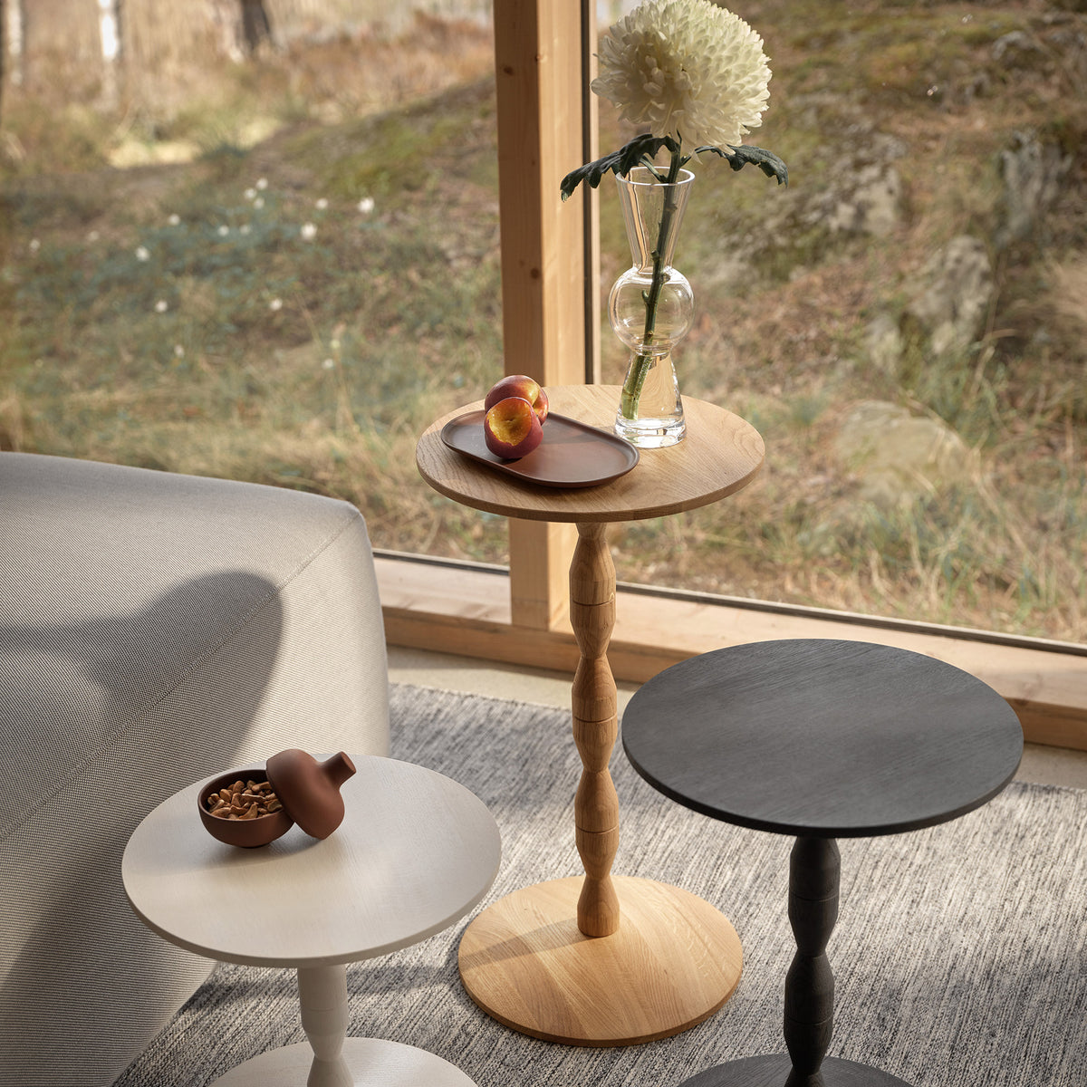 Design House Stockholm - Pedestal Beistelltisch | Eiche
