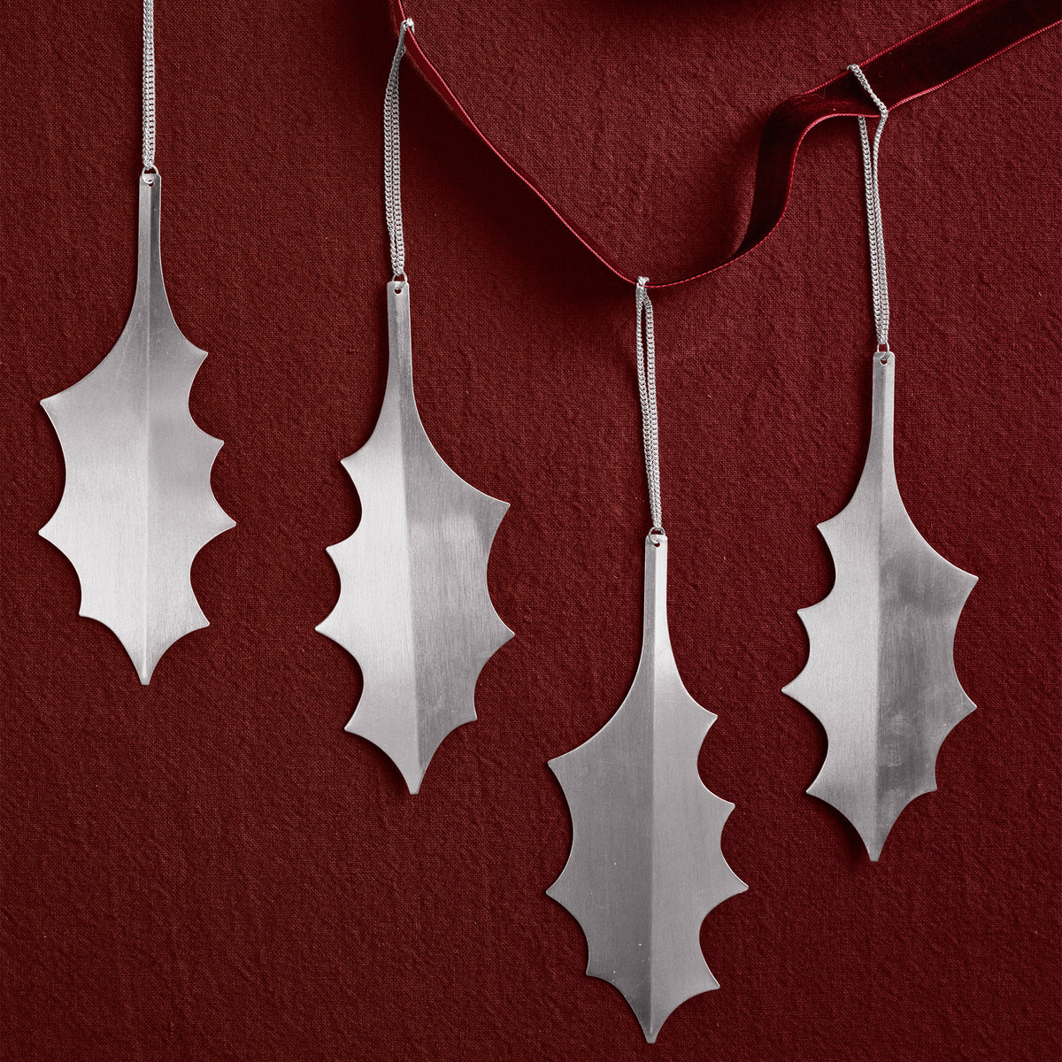 Ferm Living - Holly Leaf Ornament (4er-Set) | 