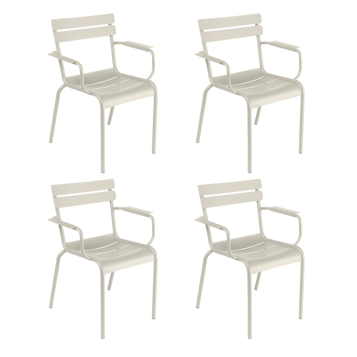 Fermob - Luxembourg Sessel Set | lehmgrau